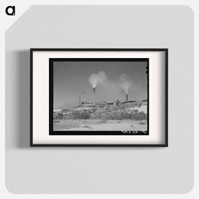 アートポスター-Copper Smelter, Miami, Arizona
 - ラッセル リー Poster.