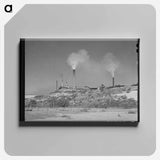 アートパネル-Copper Smelter, Miami, Arizona
 - ラッセル リー Canvas.