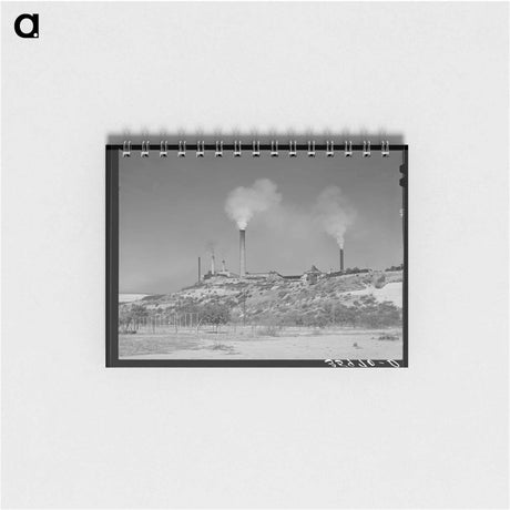 アートメモ帳-Copper Smelter, Miami, Arizona
 - ラッセル リー Memo.
