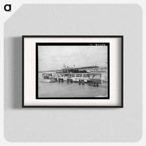 アートポスター-Yacht at Corpus Christi
 - ラッセル リー Poster.
