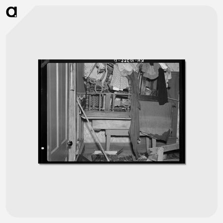 アートポストカード-New Haven Scaffolding
 - ラッセル リー Postcard.