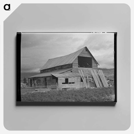 アートパネル-Boundary Farms Barns
 - ラッセル リー Canvas.