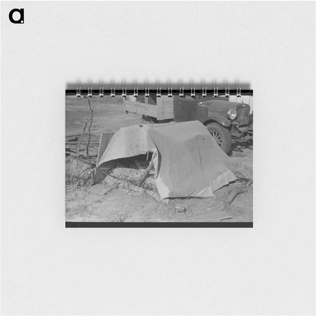 アートメモ帳-Migrant Boy's Tent
 - ラッセル リー Memo.