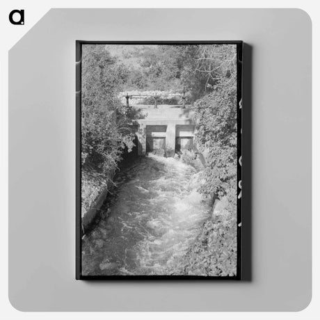 アートパネル-Irrigation Ditch on the Logan River
 - ラッセル リー Canvas.