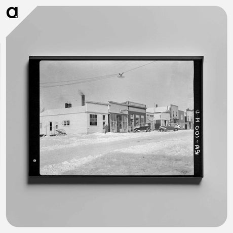 アートパネル-Main Street of Dickens
 - ラッセル リー Canvas.