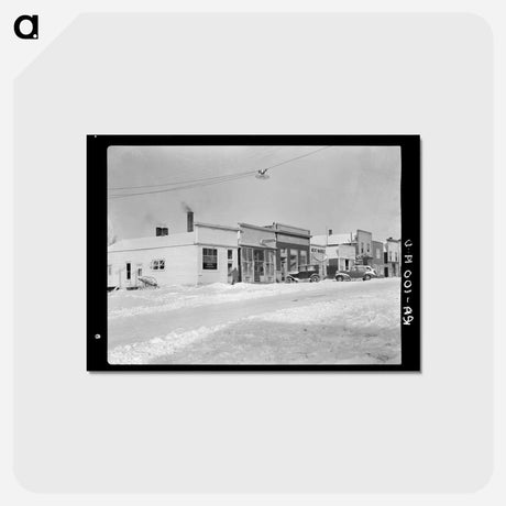 アートポストカード-Main Street of Dickens
 - ラッセル リー Postcard.
