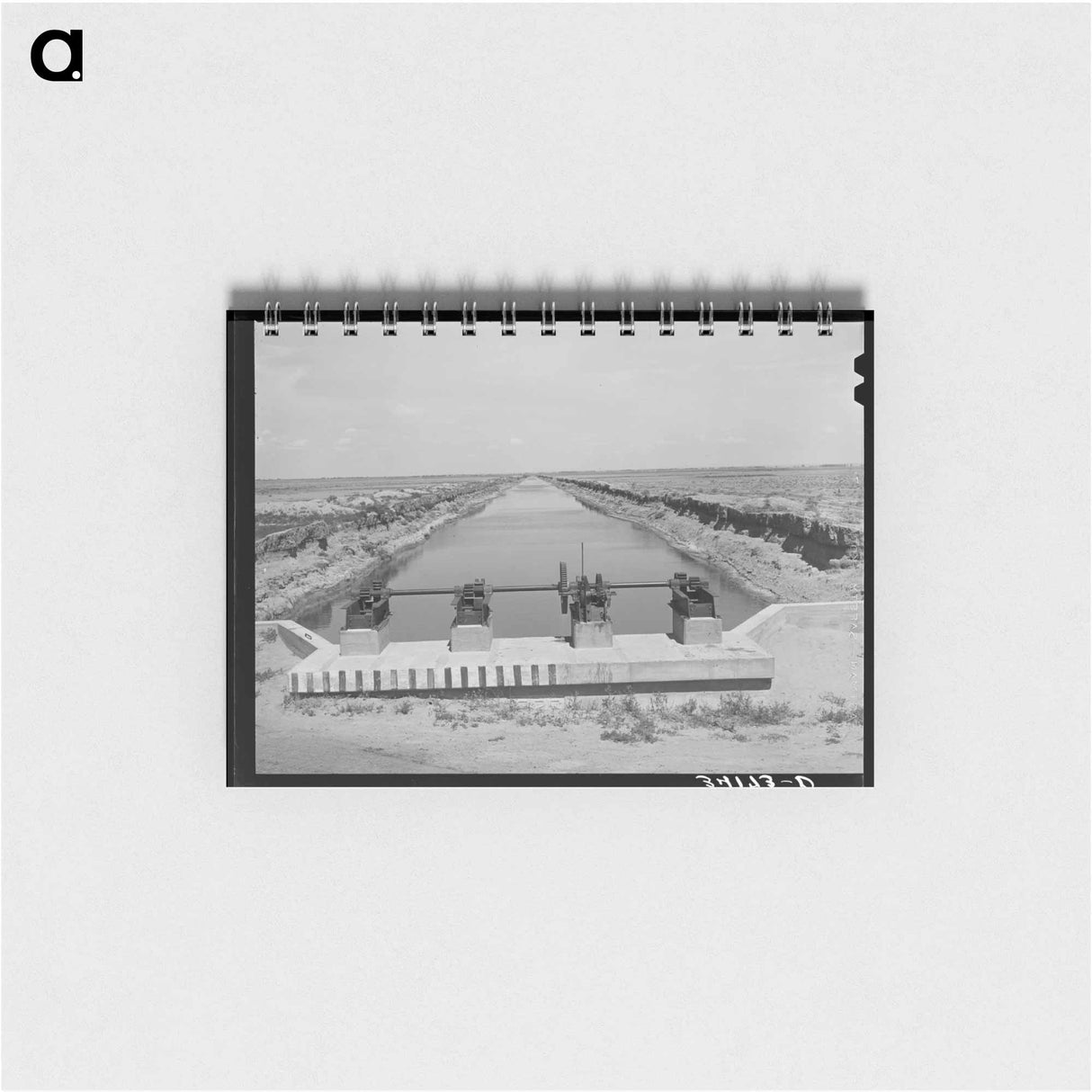 アートメモ帳-Irrigation Gate and Canal
 - ラッセル リー Memo.