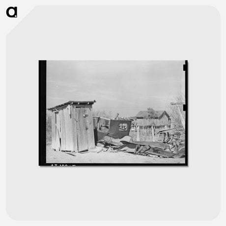 アートポストカード-Backyard Salvage
 - ラッセル リー Postcard.