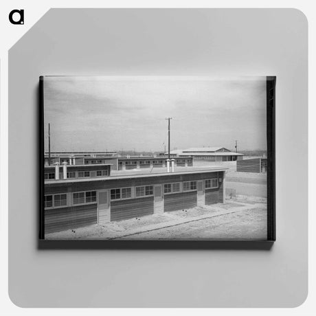 アートパネル-Migratory Labor Camp Shelters
 - ラッセル リー Canvas.