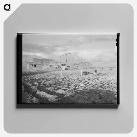 アートパネル-Farmyard, Black Canyon Project
 - ラッセル リー Canvas.