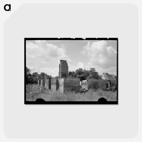 アートポストカード-Plantation Fireplace
 - ラッセル リー Postcard.