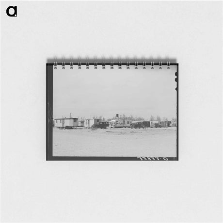 アートメモ帳-Trailers of Oil Field Workers
 - ラッセル リー Memo.