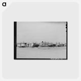 アートポストカード-Trailers of Oil Field Workers
 - ラッセル リー Postcard.