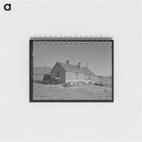 アートメモ帳-Home of Frank Weeks Near Williston, North Dakota
 - ラッセル リー Memo.