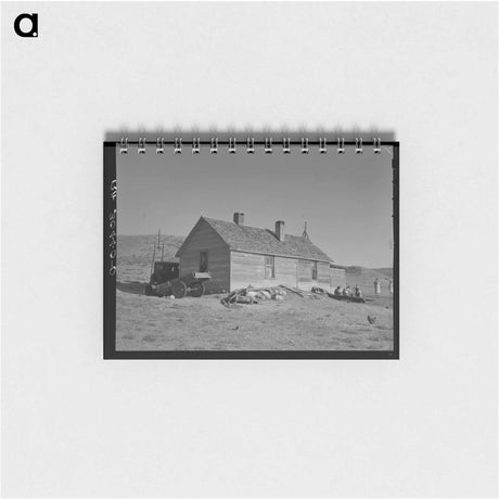 アートメモ帳-Home of Frank Weeks Near Williston, North Dakota
 - ラッセル リー Memo.