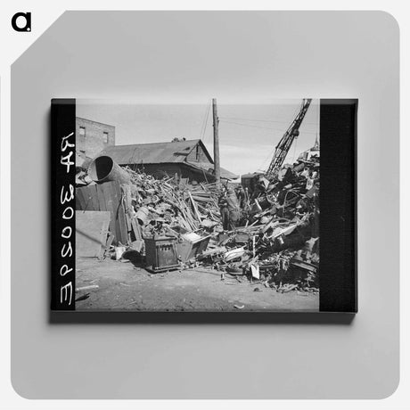 アートパネル-Junkyard. Duluth, Minnesota
 - ラッセル リー Canvas.