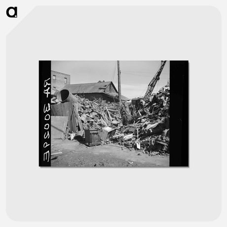 アートポストカード-Junkyard. Duluth, Minnesota
 - ラッセル リー Postcard.