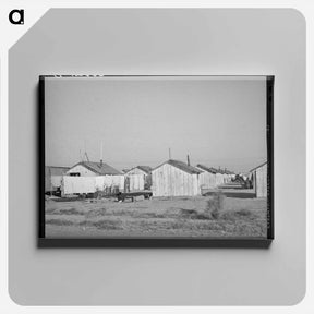 アートパネル-Giffen Ranch Housing
 - ラッセル リー Canvas.