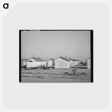 アートポストカード-Giffen Ranch Housing
 - ラッセル リー Postcard.