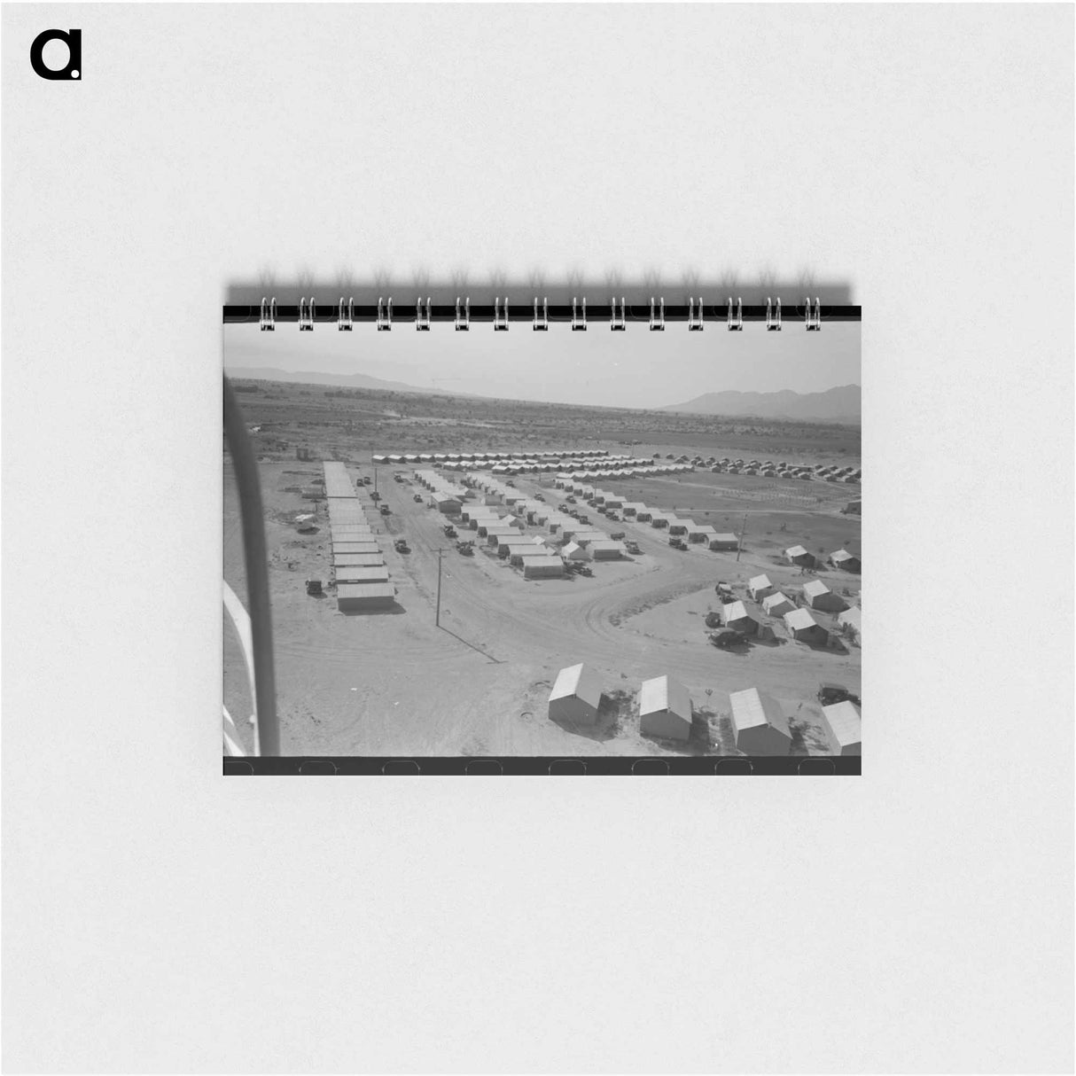 アートメモ帳-Agua Fria Migratory Labor Camp View
 - ラッセル リー Memo.