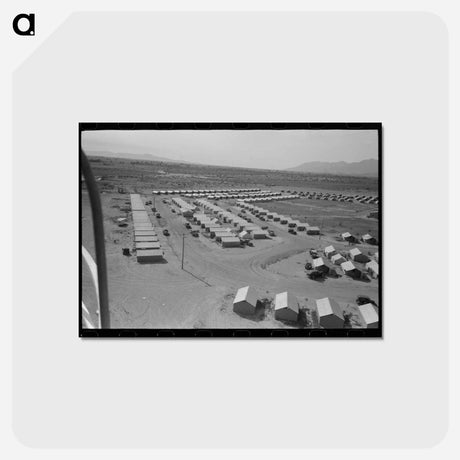 アートポストカード-Agua Fria Migratory Labor Camp View
 - ラッセル リー Postcard.