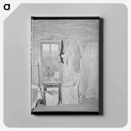 アートパネル-Sharecropper's Bedroom
 - ラッセル リー Canvas.