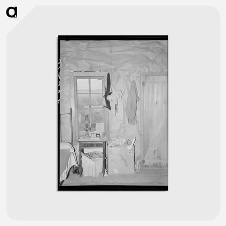 アートポストカード-Sharecropper's Bedroom
 - ラッセル リー Postcard.