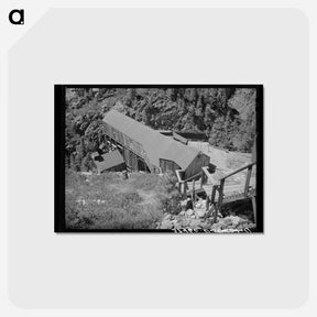 アートポストカード-Ouray Aerial Tram
 - ラッセル リー Postcard.