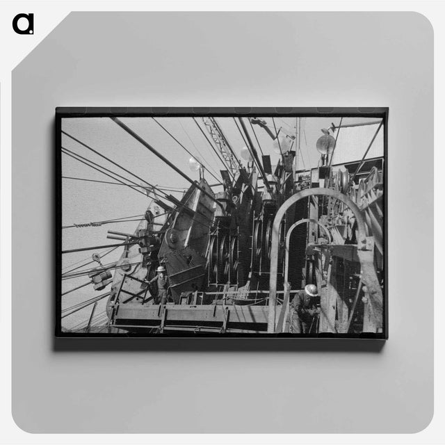 アートパネル-Shasta Dam Wheelhouse
 - ラッセル リー Canvas.