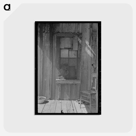 アートポストカード-Sharecropper's Home
 - ラッセル リー Postcard.