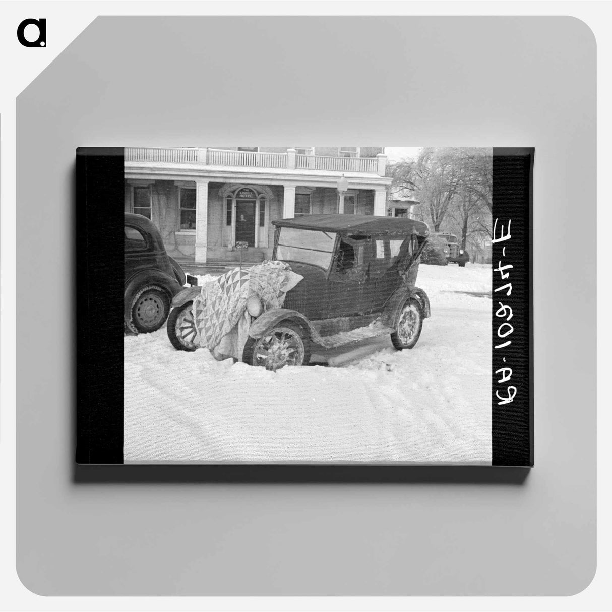 アートパネル-McLeansboro Automobile
 - ラッセル リー Canvas.