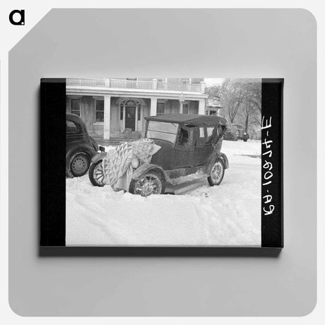アートパネル-McLeansboro Automobile
 - ラッセル リー Canvas.