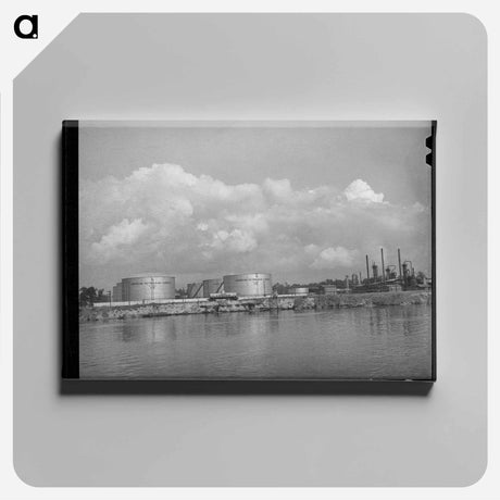 アートパネル-Oil Refinery, Port of Houston
 - ラッセル リー Canvas.