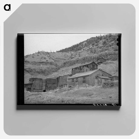 アートパネル-Gold Mill at Fall Creek
 - ラッセル リー Canvas.