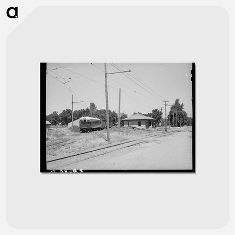 アートポストカード-Inter-urban Station, Mendon
 - ラッセル リー Postcard.