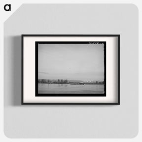 アートポスター-Barge on Columbia River
 - ラッセル リー Poster.