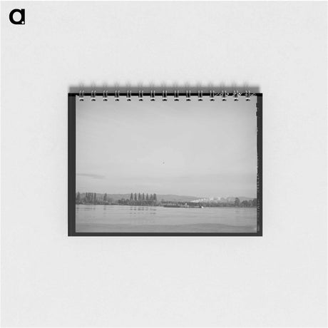 アートメモ帳-Barge on Columbia River
 - ラッセル リー Memo.