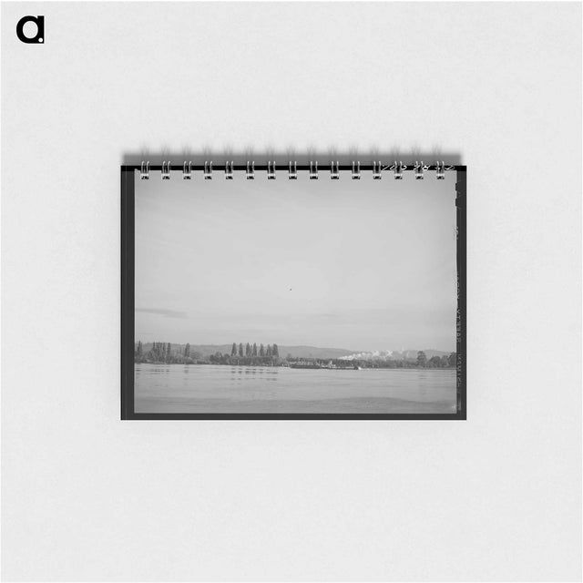 アートメモ帳-Barge on Columbia River
 - ラッセル リー Memo.
