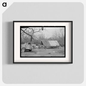 アートポスター-Tent Home near Harlingen
 - ラッセル リー Poster.