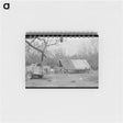 アートメモ帳-Tent Home near Harlingen
 - ラッセル リー Memo.
