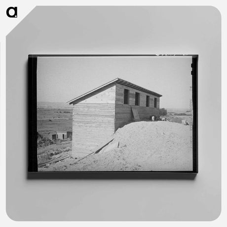 アートパネル-Walla Walla Wheat Elevator
 - ラッセル リー Canvas.