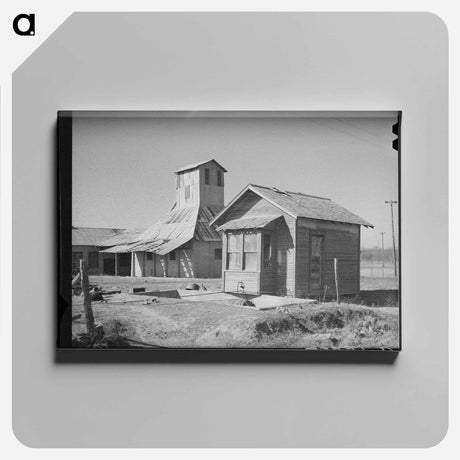 アートパネル-Cotton Gin, Slick, Oklahoma
 - ラッセル リー Canvas.