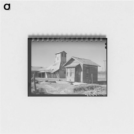 アートメモ帳-Cotton Gin, Slick, Oklahoma
 - ラッセル リー Memo.