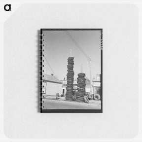 アートメモ帳-Used Tires, Minot
 - ラッセル リー Memo.