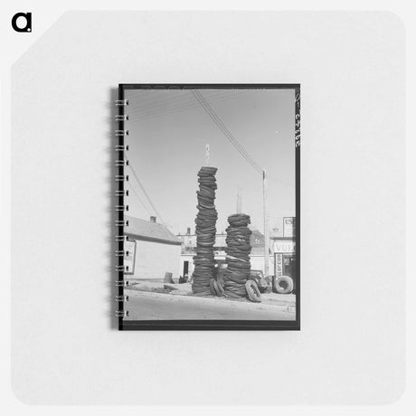 アートメモ帳-Used Tires, Minot
 - ラッセル リー Memo.