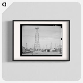 アートポスター-Forest of Oil Derricks, Kilgore, Texas
 - ラッセル リー Poster.