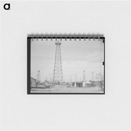 アートメモ帳-Forest of Oil Derricks, Kilgore, Texas
 - ラッセル リー Memo.
