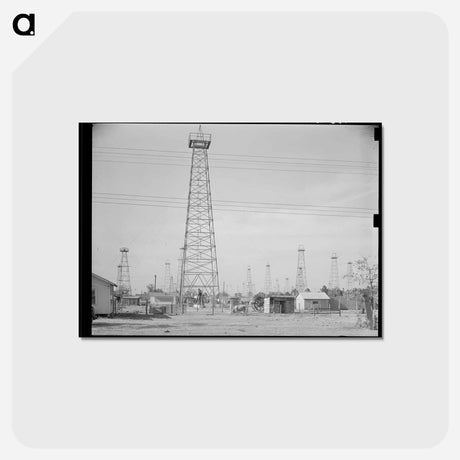 アートポストカード-Forest of Oil Derricks, Kilgore, Texas
 - ラッセル リー Postcard.