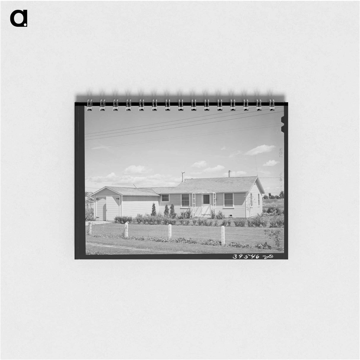 アートメモ帳-Manager's House, FSA Farm Labor Camp
 - ラッセル リー Memo.