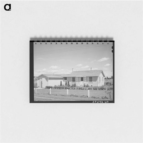 アートメモ帳-Manager's House, FSA Farm Labor Camp
 - ラッセル リー Memo.